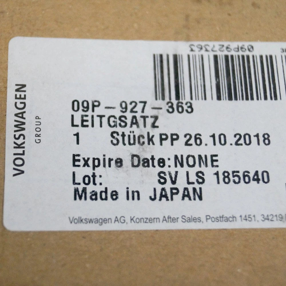 NEW VOLKSWAGEN TIGUAN MK2 TRANSMISSION WIRING HARNESS 09P927363 ORIGINAL