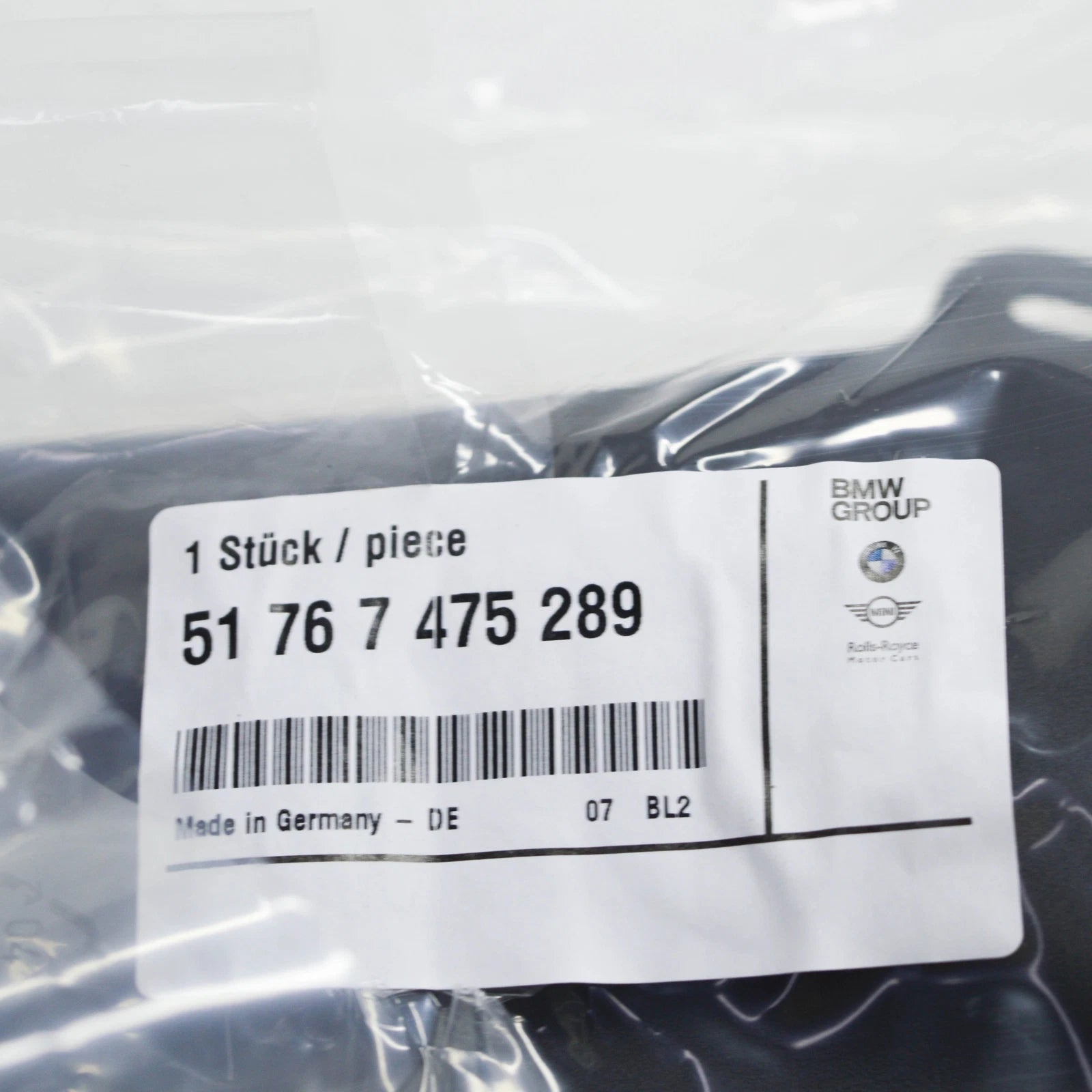 NEW BMW 7 G11 FRONT BONNET HOOD LEFT SIDE SEALING 51767475289 ORIGINAL