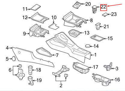 NEW VW GOLF VI 5K MK6 FRONT PARKING AID BUTTON 1K0927122AREH ORIGINAL