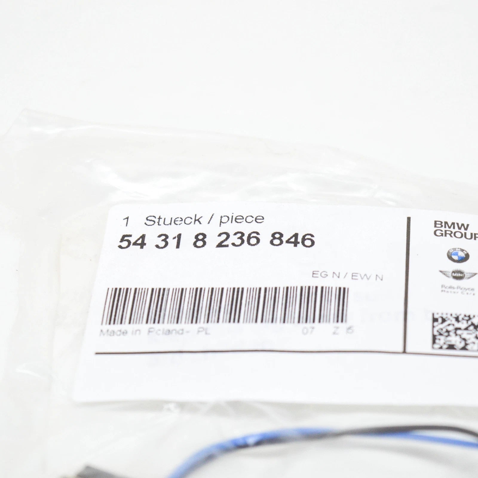 NEW BMW 6 E64 CONVERTIBLE TOP COMPARTMENT MICRO SWITCH 54318236846 ORIGINAL