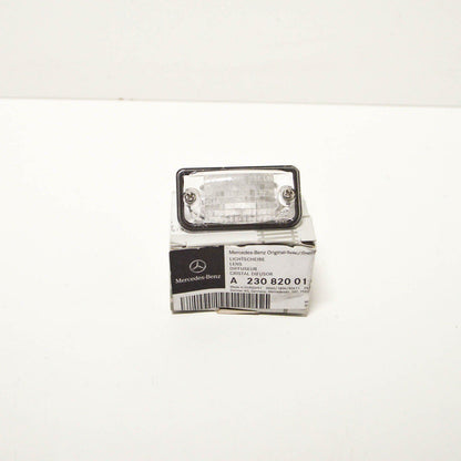 NEW MERCEDES-BENZ CLK A209 REAR NUMBER PLATE LIGHT LENS A2308200166 ORIGINAL