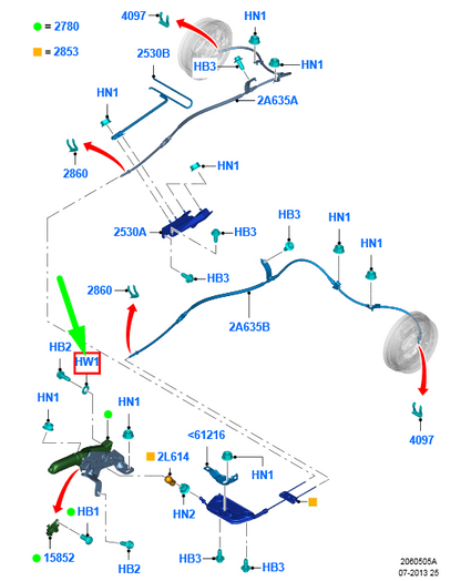 new ford ranger t6 mk1 parking brake lever washer 99958-0818 4042726 original
