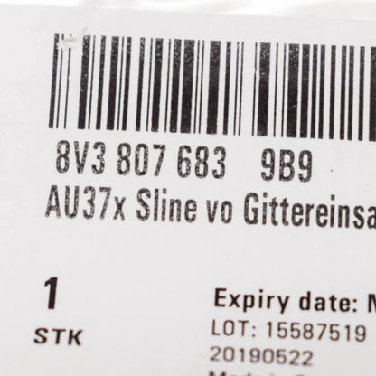 NEW AUDI A3 8V FRONT BUMPER LEFT SIDE SMALL GRILLE 8V38076839B9 ORIGINAL