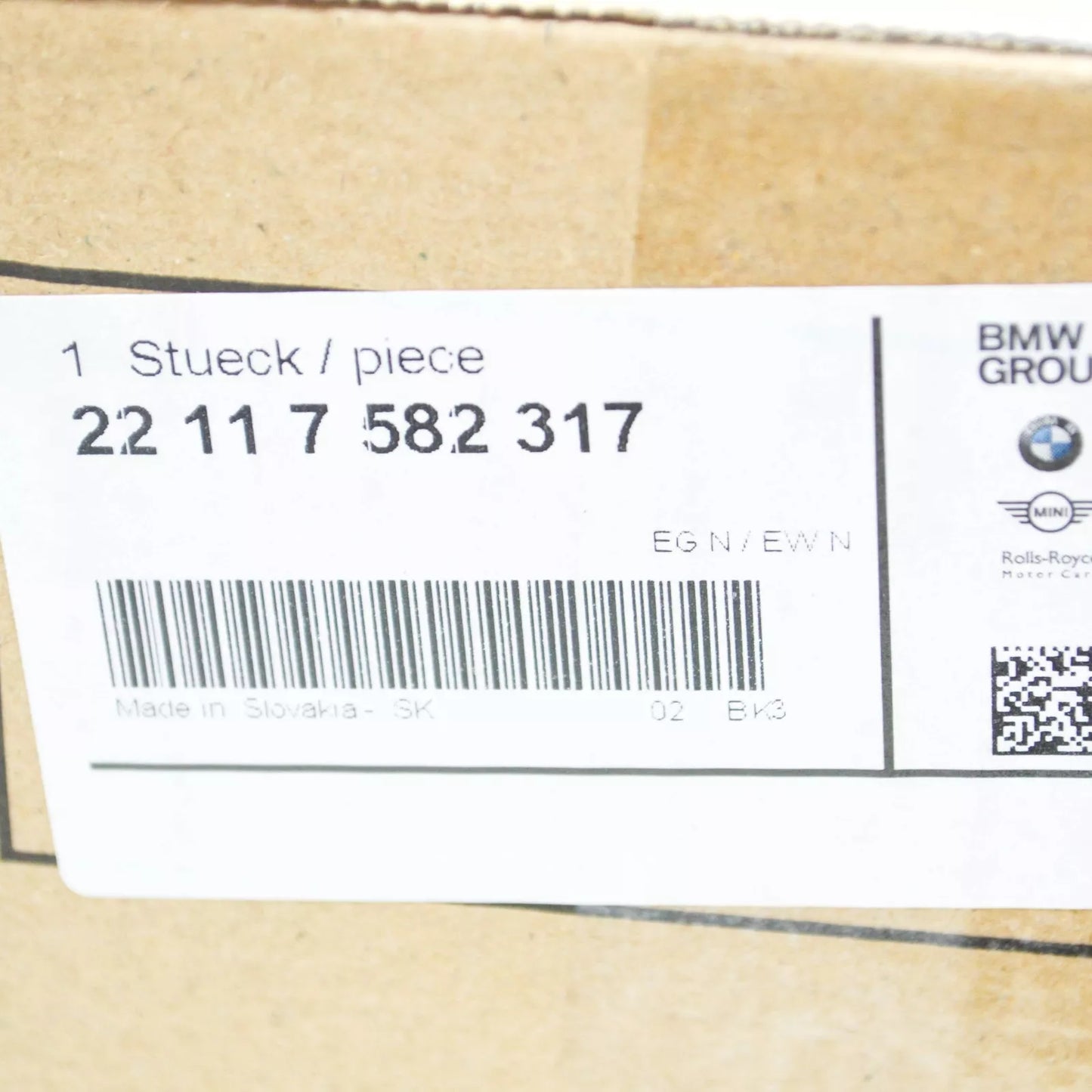 NEW BMW 3 G20 LEFT SIDE ENGINE MOUNT 7582317 22117582317 ORIGINAL