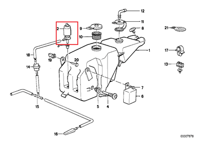 new bmw 3 e30 windshield washer pump 61661368589 original