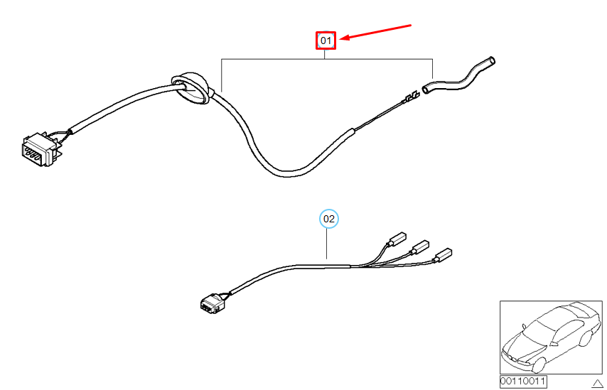 new bmw 5 e39 rear level sensor repair kit 61126902566 original