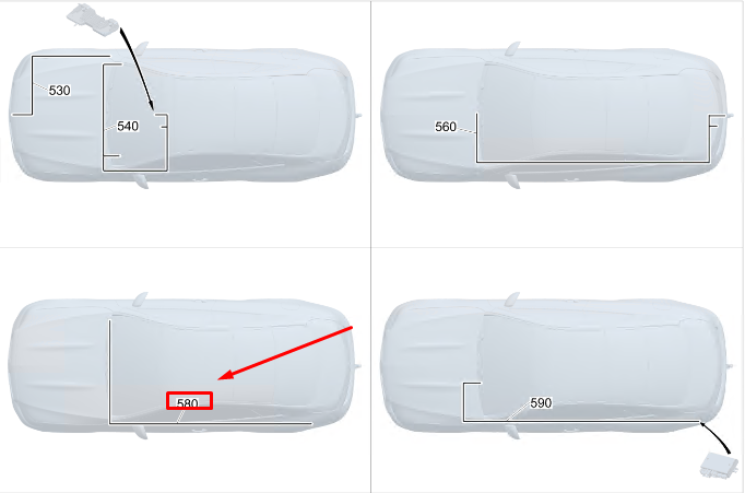 new mercedes-benz cla c118 360 degree camera system wiring a1185407008 original