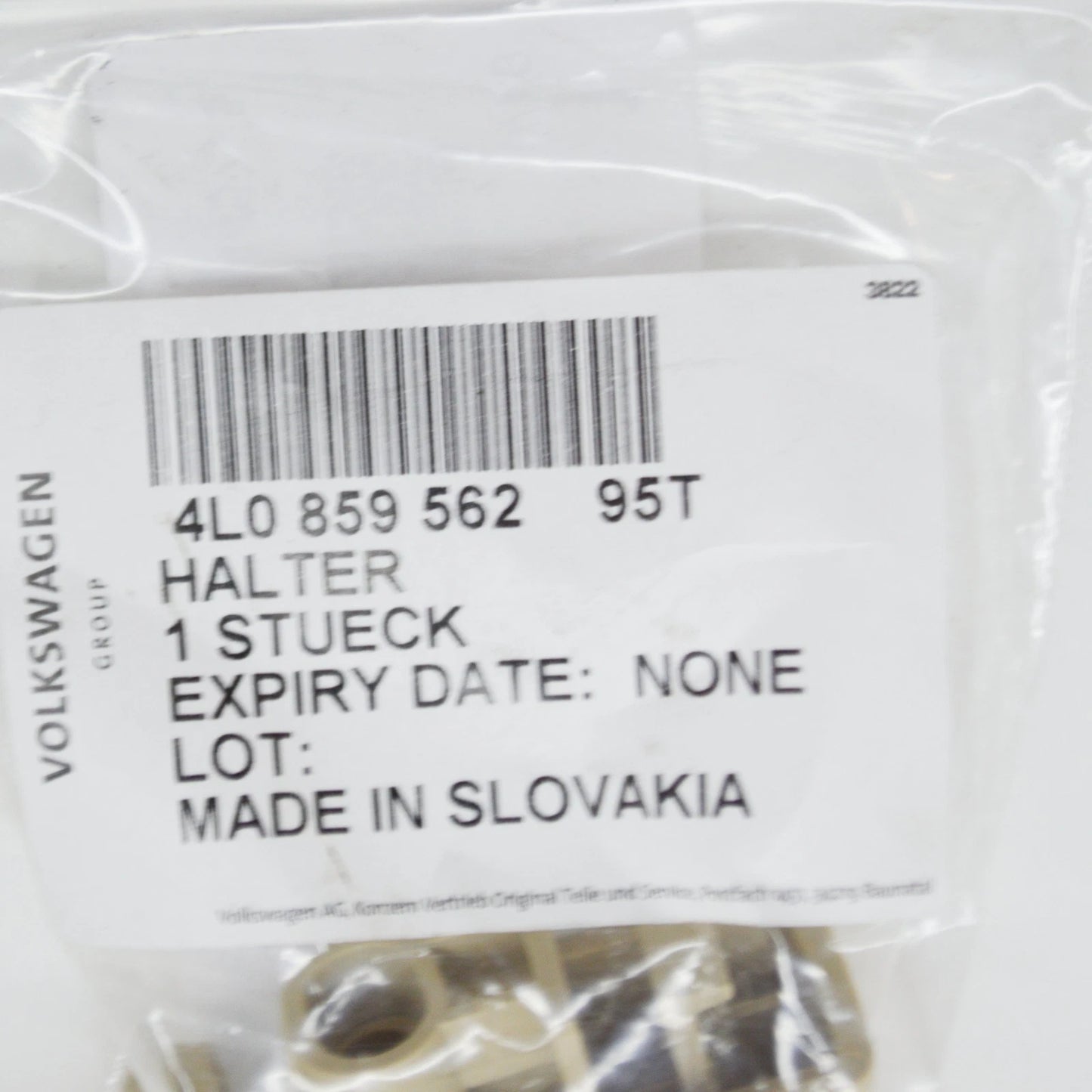 NEW AUDI Q7 4L RIGHT INNER SUN PROTECTION HOLDER 4L085956295T ORIGINAL