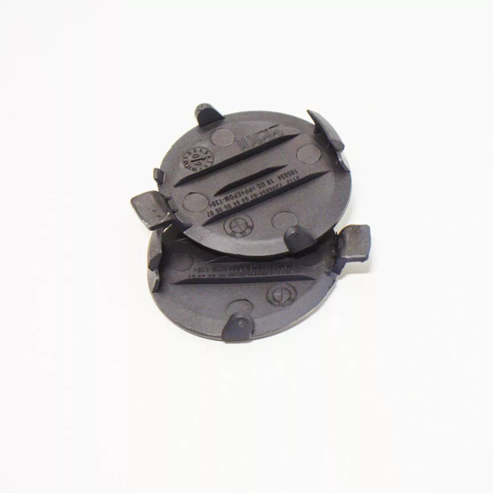 NEW BMW X5 E70 REAR BUMPER TOW EYE CAP KIT 51127206865 ORIGINAL