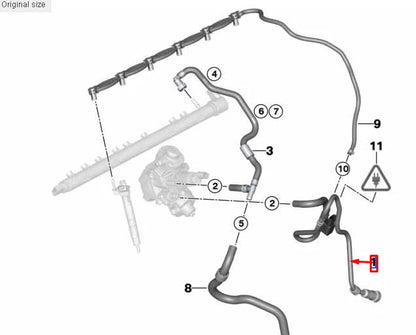 NEW BMW X5 E70 FUEL HOSE PIPE 7808099 13537808099 ORIGINAL