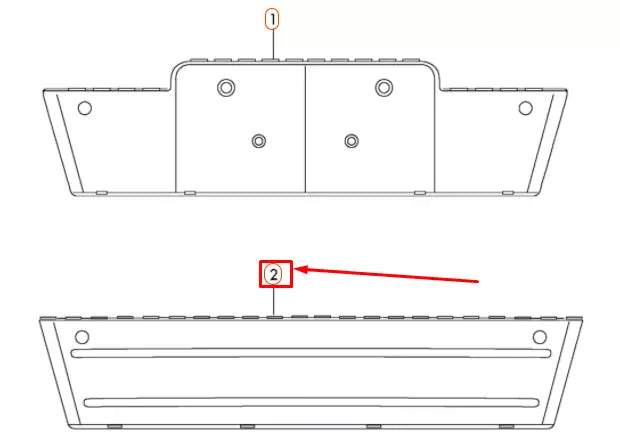 NEW AUDI Q5 8R FRONT LICENCE PLATE TRIM 8R08072871QP ORIGINAL