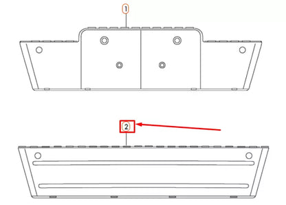 NEW AUDI Q5 8R FRONT LICENCE PLATE TRIM 8R08072871QP ORIGINAL