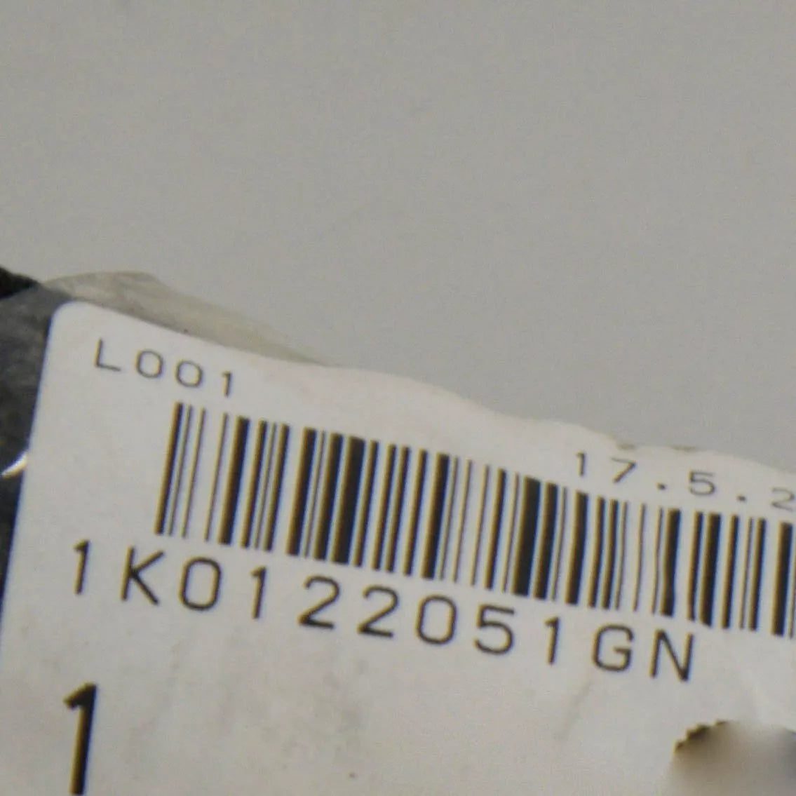 NEW AUDI TT ROADSTER 8J LEFT SIDE WATER RADIATOR HOSE 1K0122051GN