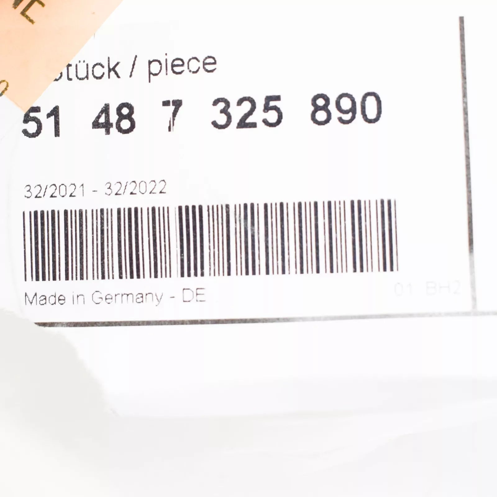 NEW BMW 1 F20 WINDSCREEN LOWER INSULATION FOAM SEAL STRIP 51487325890 ORIGINAL