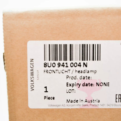 NEW AUDI Q3 8U FRONT RIGHT HEADLIGHT RHD 8U0941004N ORIGINAL