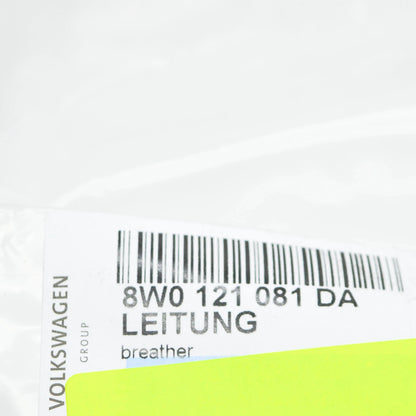 NEW AUDI A4 AVANT B9 ENGINE OWERFLOW COOLANT BREATHER LINE 8W0121081DA ORIGINAL