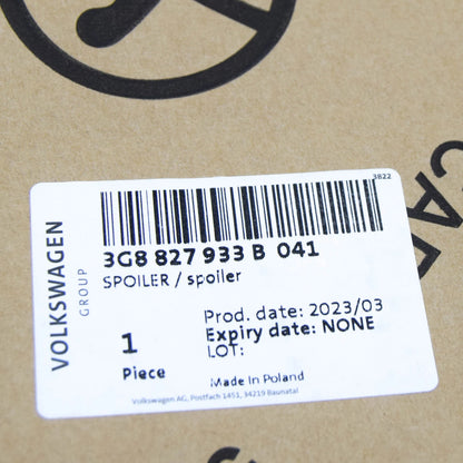 NEW VOLKSWAGEN ARTEON R LINE REAR BUMPER SPOILER GLOSS 3G8827933B041 ORIGINAL