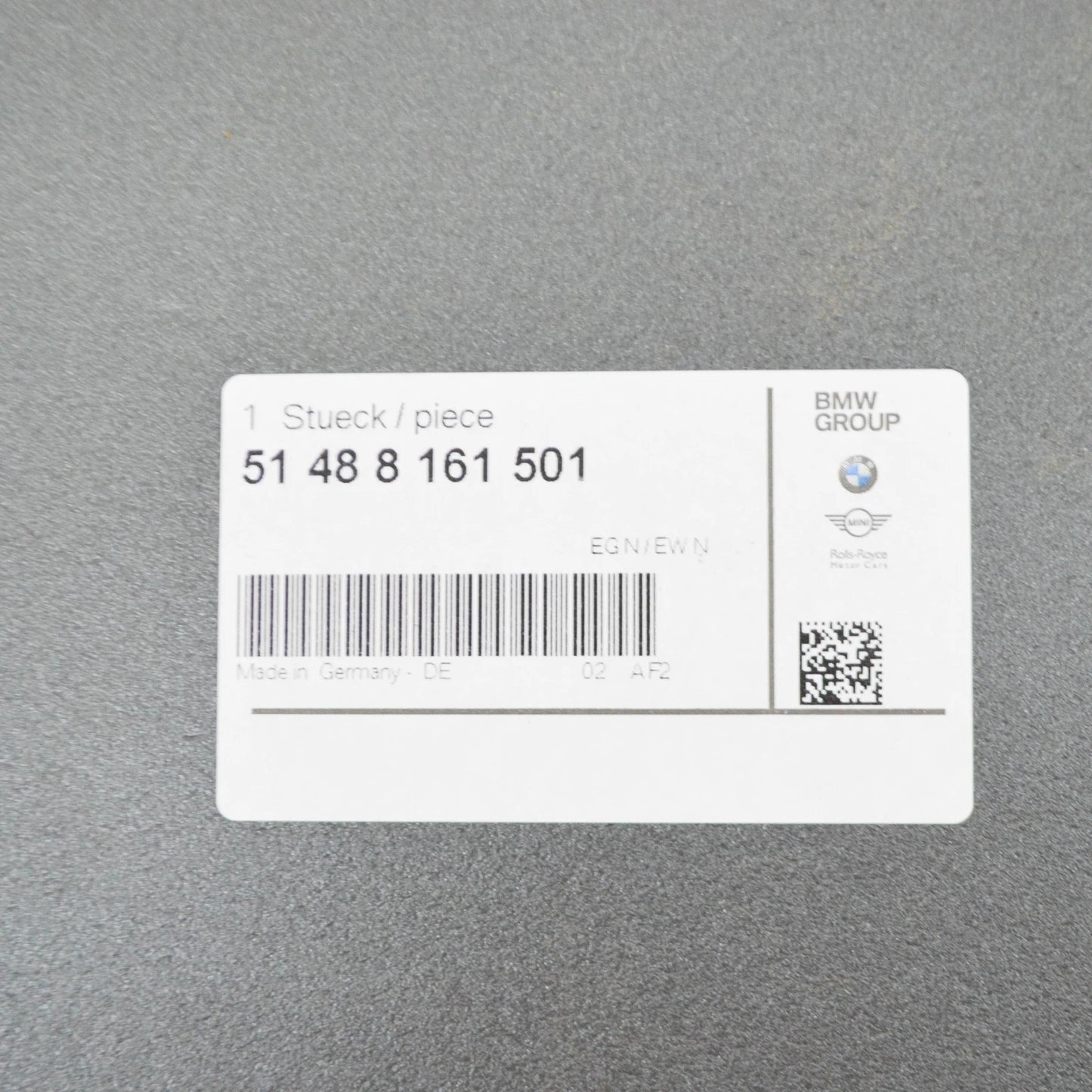 NEW BMW 3 COUPE E36 FRONT LEFT DOOR SOUND INSULATING 51488161501 ORIGINAL