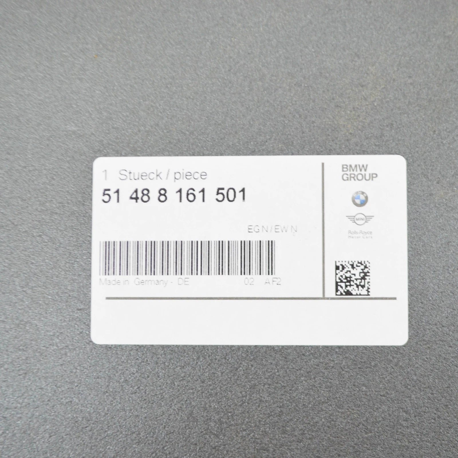 NEW BMW 3 COUPE E36 FRONT LEFT DOOR SOUND INSULATING 51488161501 ORIGINAL