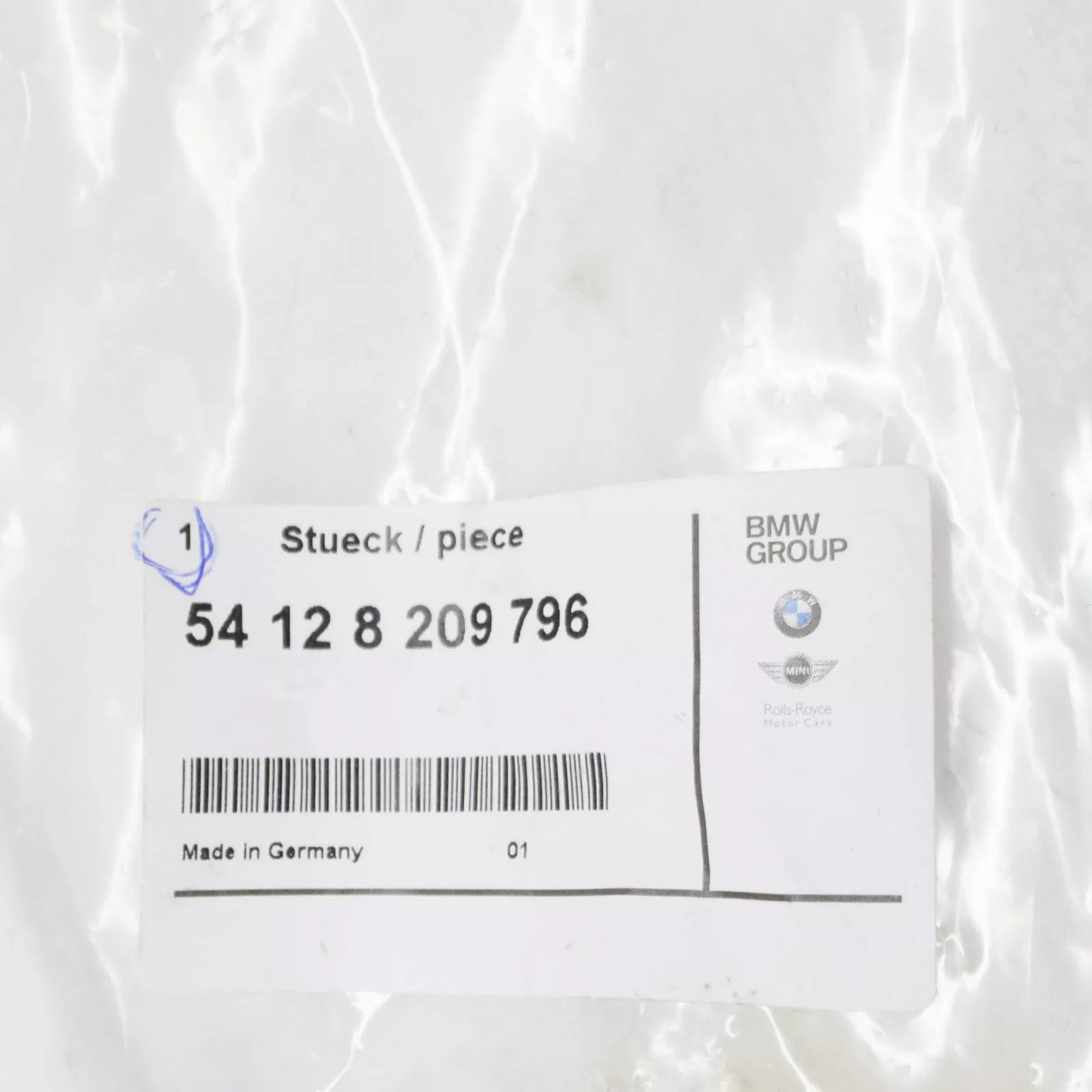 NEW BMW 7 E38 RIGHT SUNROOF CONTROL RAIL 8209796 54128209796 ORIGINAL