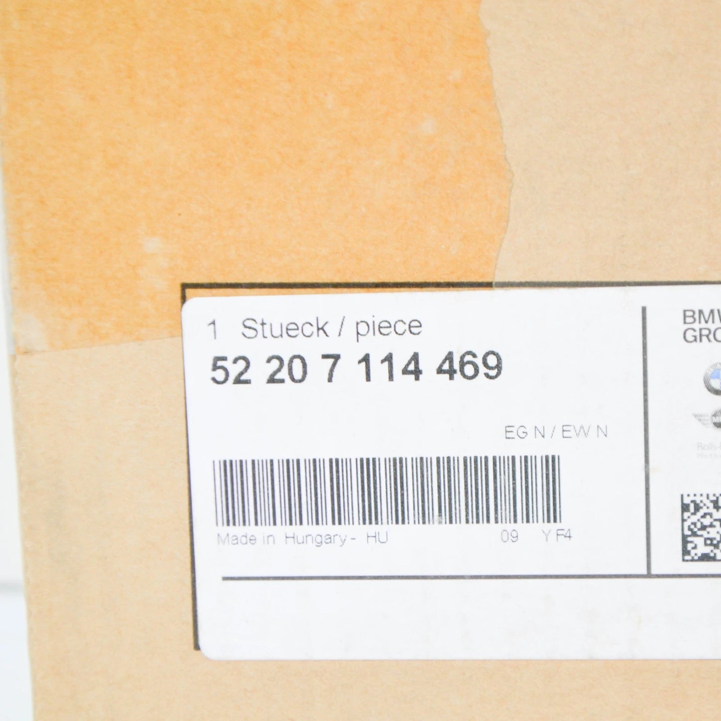 NEW BMW 5 E60 REAR LEFT SEAT ACTUATION UNIT 7114469 52207114469 ORIGINAL