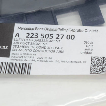 NEW MERCEDES-BENZ S W223 RADIATOR AIR DUCT SEGMENT A2235052700 ORIGINAL
