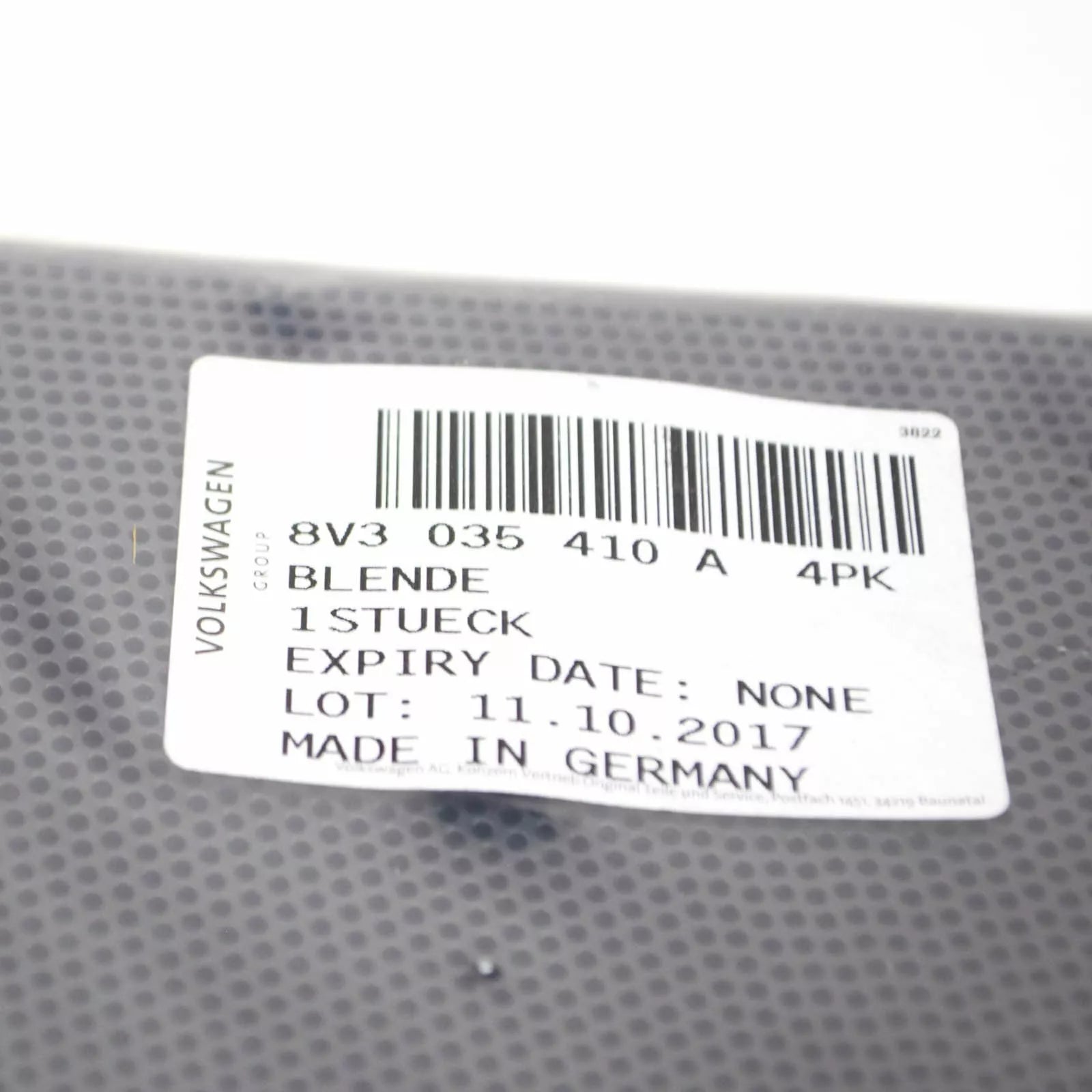 NEW AUDI A3 8V FRONT RIGHT DOOR LOUDSPEAKER TRIM 8V3035410A4PK ORIGINAL