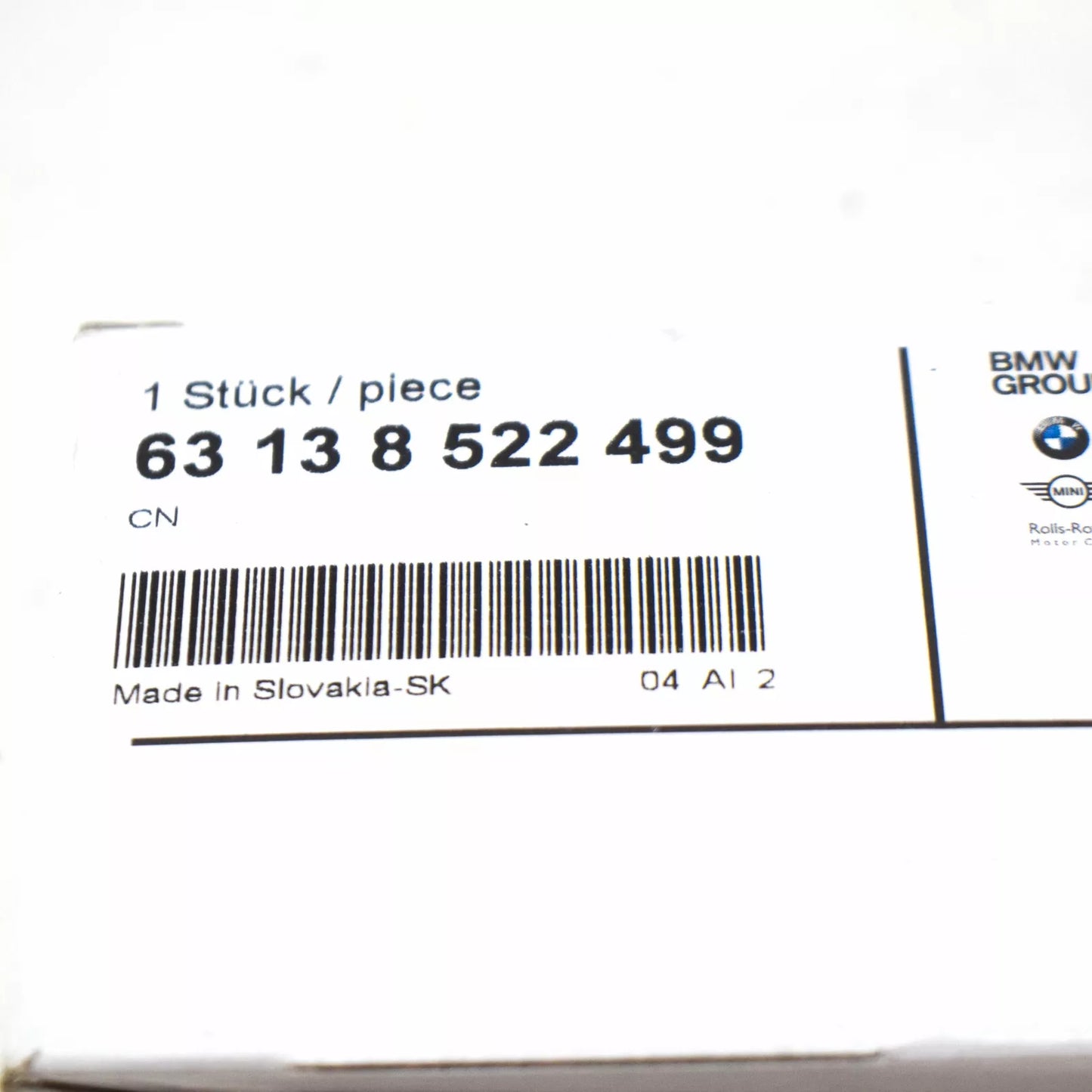 NEW BMW K50 R 1200 GS FRONT LED TURN SIGNAL INDICATOR 63138522499 ORIGINAL