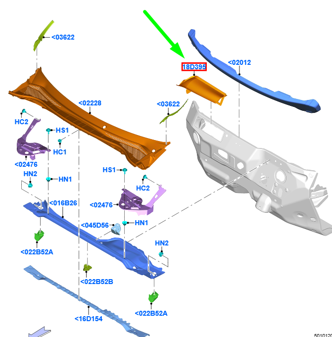 new ford kuga mk3 front panel screen assy rhd 2546298 lv4b-18d395-ce original