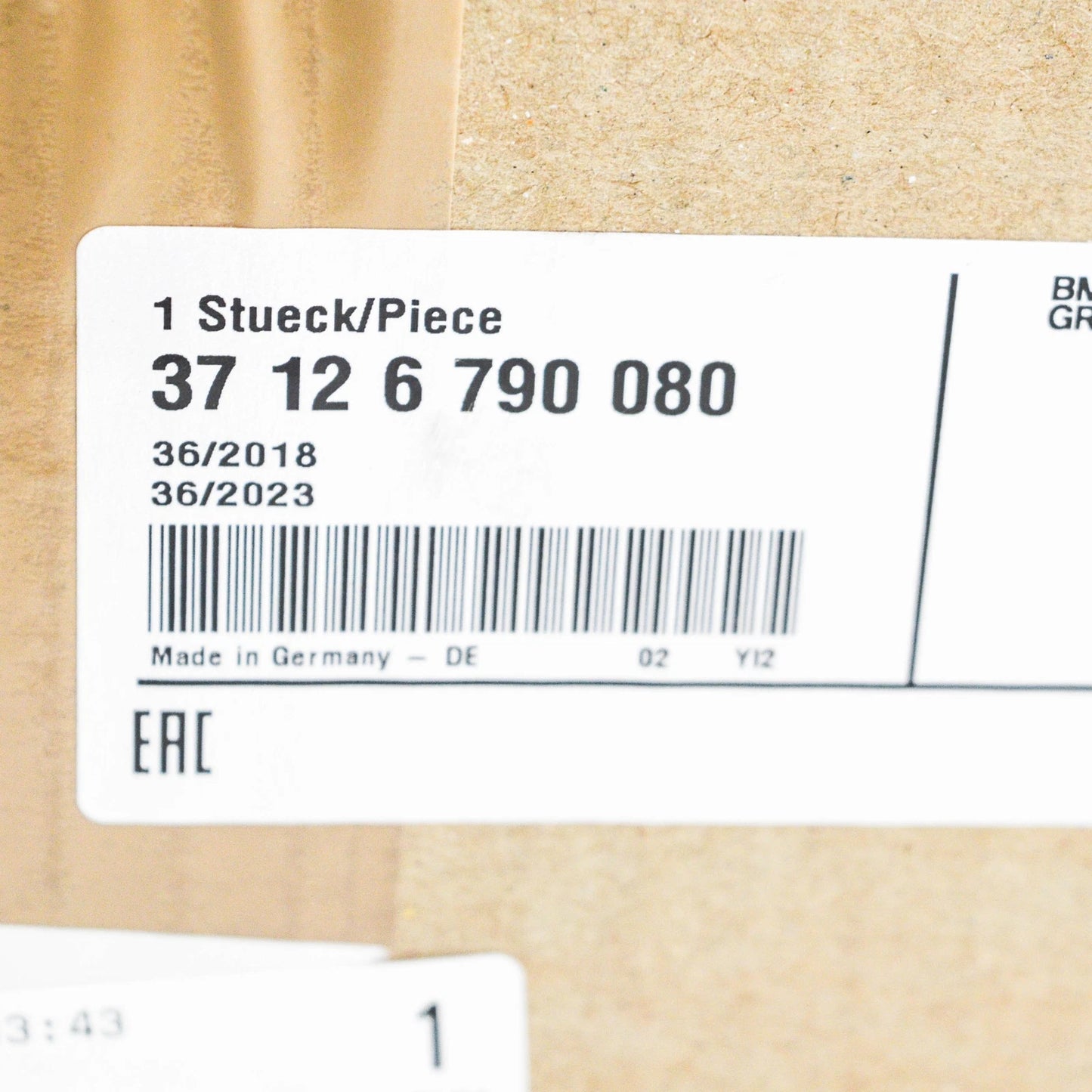 NEW BMW X5 E70 REAR RIGHT AIR SUSPENSION SPRING BAG 37126790080 ORIGINAL