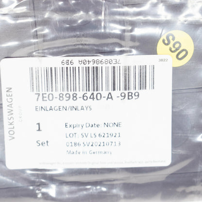 NEW VW TRANSPORTER T5 DASHBOARD CENTRE UPPER INLAY SET 7E0898640A9B9