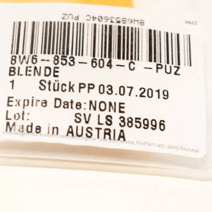 NEW AUDI A5 S5 8W6 FRONT RIGHT SIDE DOOR EMBLEM 8W6853604CPUZ