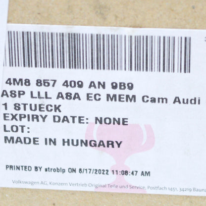 NEW AUDI Q8 RSQ8 LEFT SIDE WING MIRROR MOUNTING LHD 4M8857409AN9B9 ORIGINAL