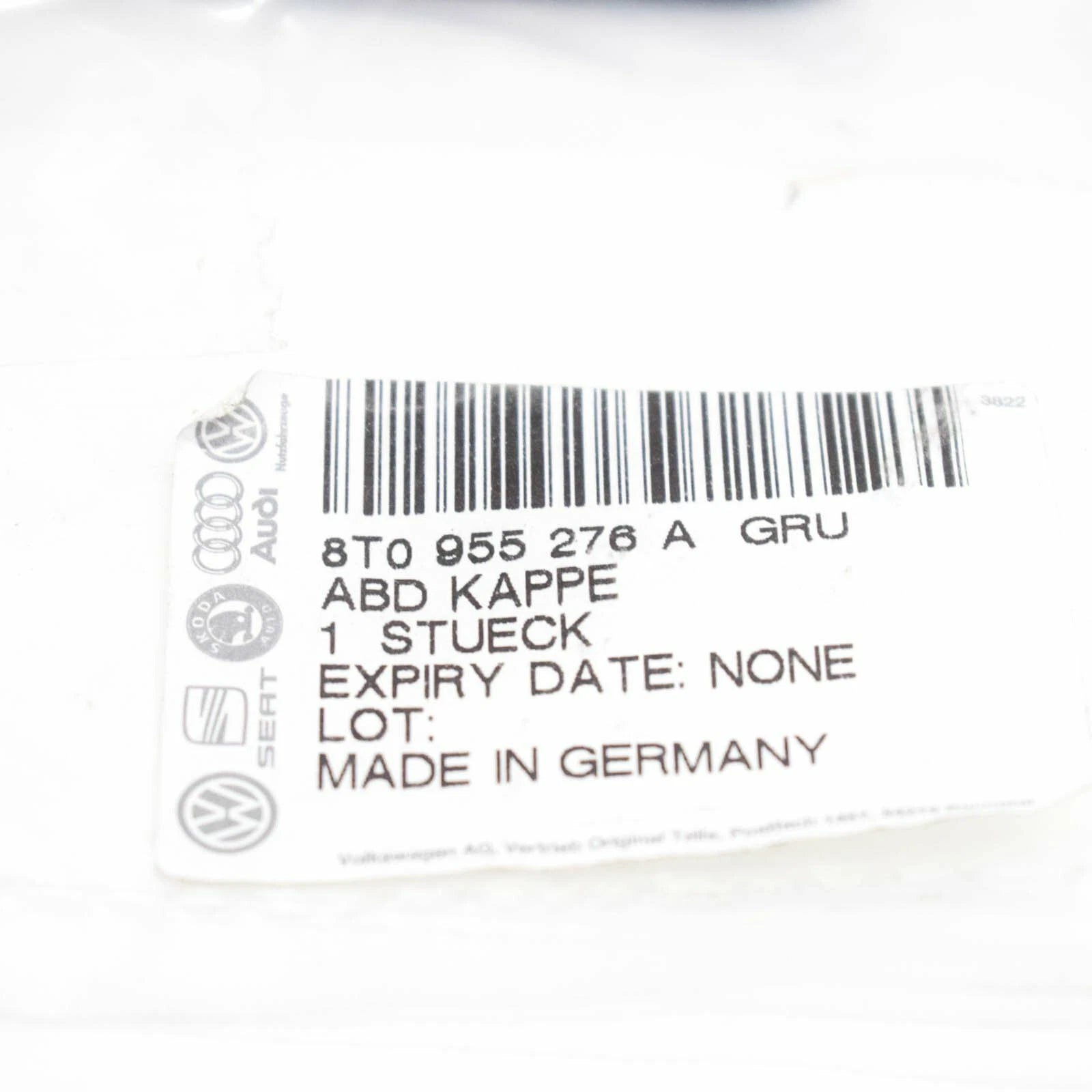 NEW AUDI A5 8T RIGHT HEADLIGHT WASHER COVER CAP 8T0955276AGRU 2010 ORIGINAL