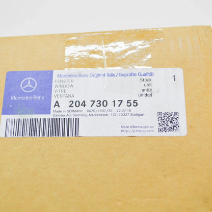 NEW MERCEDES-BENZ C-CLASS S204 REAR LEFT DOOR WINDOW A2047301755