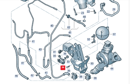 NEW AUDI A4 ALLROAD B8 PRESSURE CONVERTER VALVE 8K0906627 ORIGINAL