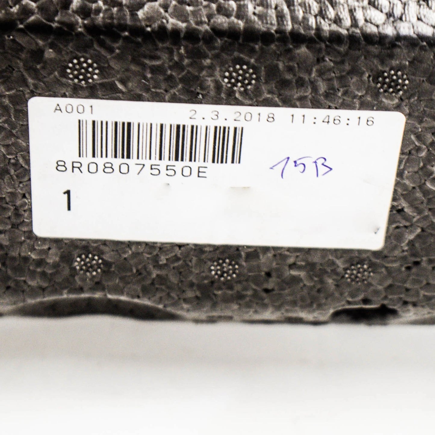 NEW AUDI Q5 8R FRONT BUMPER FOAM 8R0807550E 2014 ORIGINAL