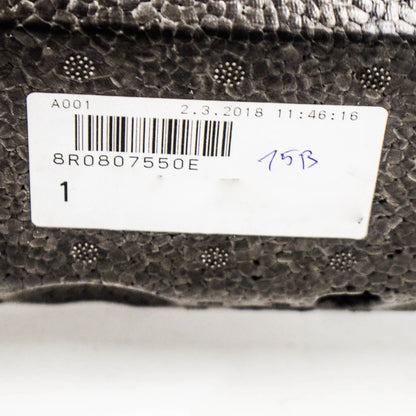 NEW AUDI Q5 8R FRONT BUMPER FOAM 8R0807550E 2014 ORIGINAL