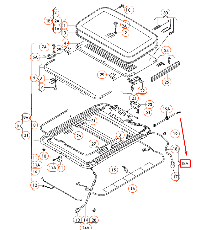 NEW AUDI A8 D3 REAR WATER DRAINAGE HOSE 4E0877203 ORIGINAL