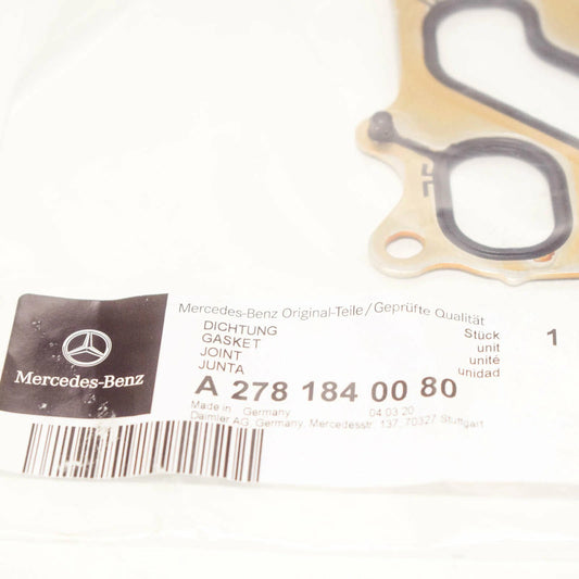 NEW MERCEDES-BENZ GLE W166 OIL COLLER FRAME GASKET SEAL A2781840080 ORIGINAL