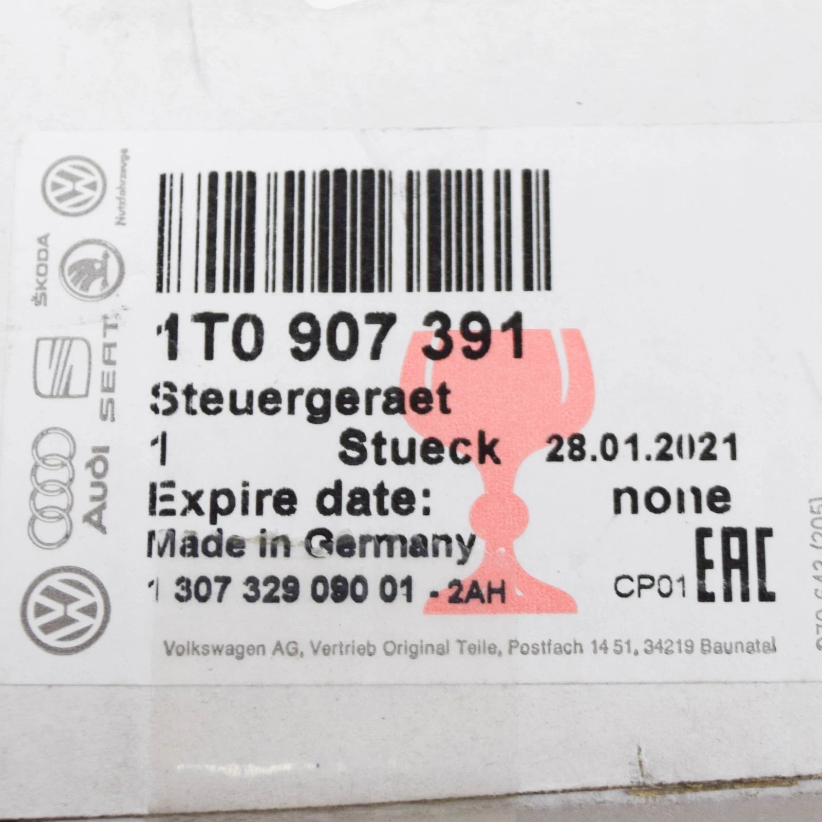 NEW VOLKSWAGEN JETTA A5 HEADLIGHT RANGE CONTROL UNIT 1T0907391 ORIGINAL