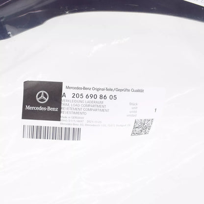 NEW MERCEDES-BENZ C W205 REAR RIGHT LUGGAGE DRIP TRIM COVER A2056908605 ORIGINAL