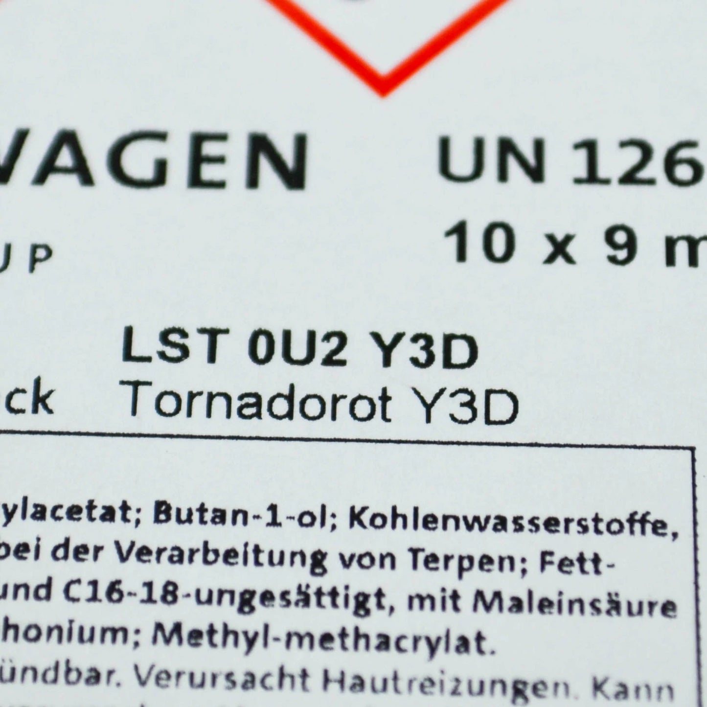 NEW VOLKSWAGEN AUDI TORNADO RED TOUCH UP PAINT SET LST0U2Y3D ORIGINAL