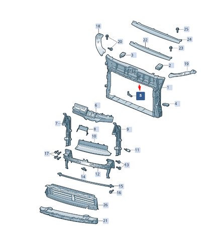new skoda kamiq nw4 front panel right seal 654121698a original