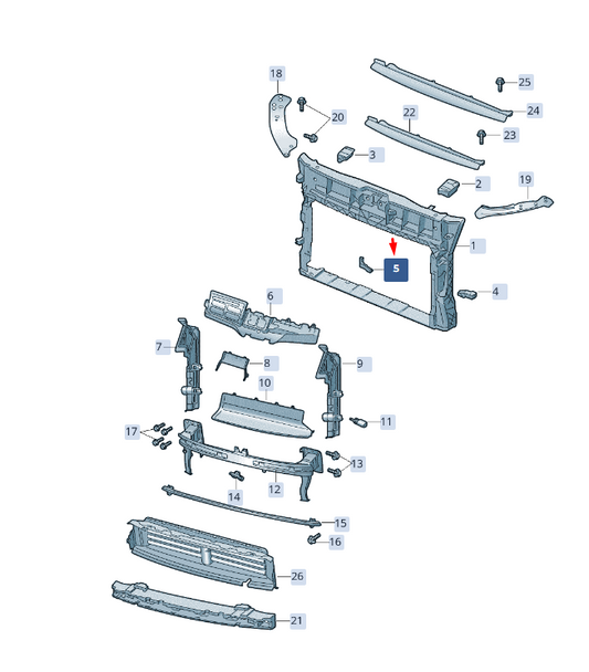 new skoda kamiq nw4 front panel right seal 654121698a original