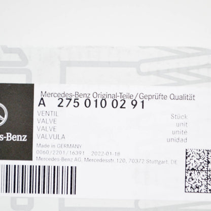 NEW MERCEDES-BENZ CL C215 CYLINDER HRAD LEFT COVER VALVE A2750100291 ORIGINAL