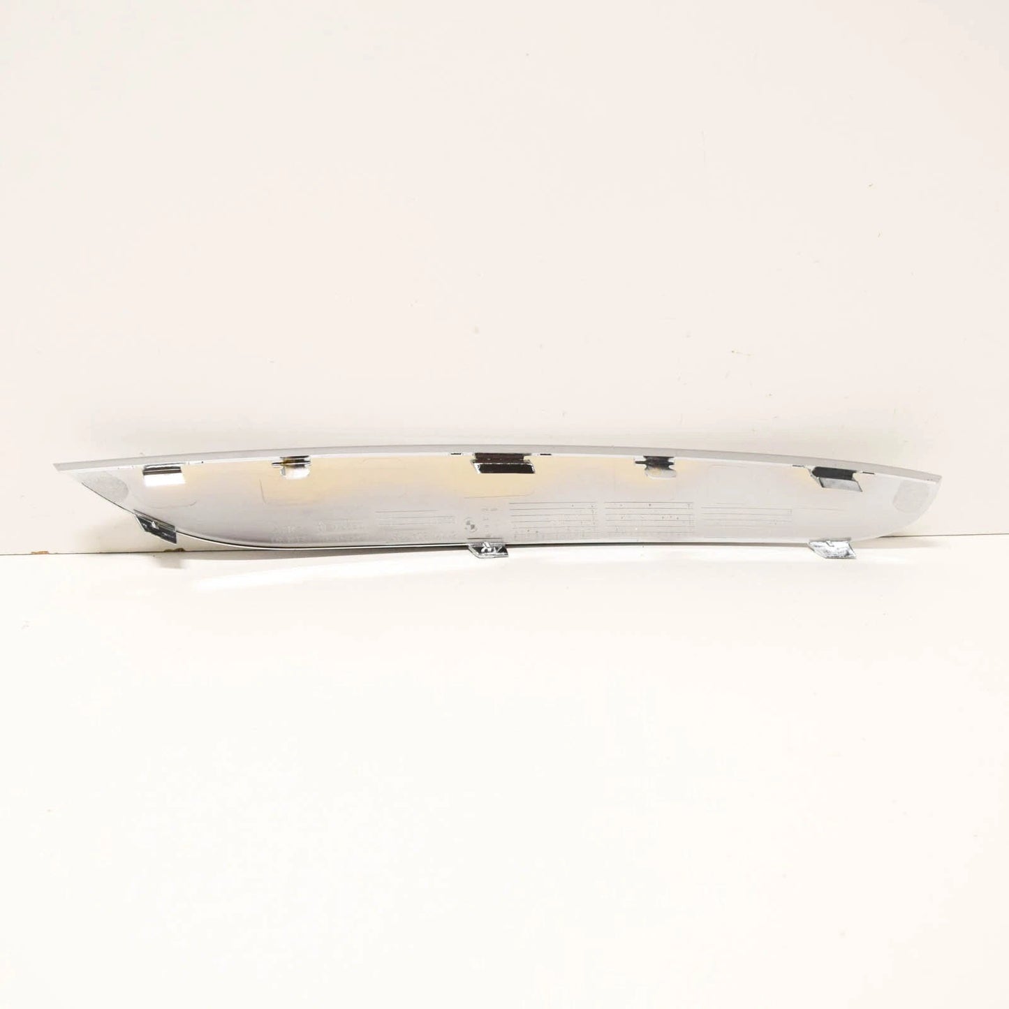 NEW BMW 7 F01 FRONT M BUMPER LEFT MOLDING TRIM CHROME 51118047727 2015 ORIGINAL