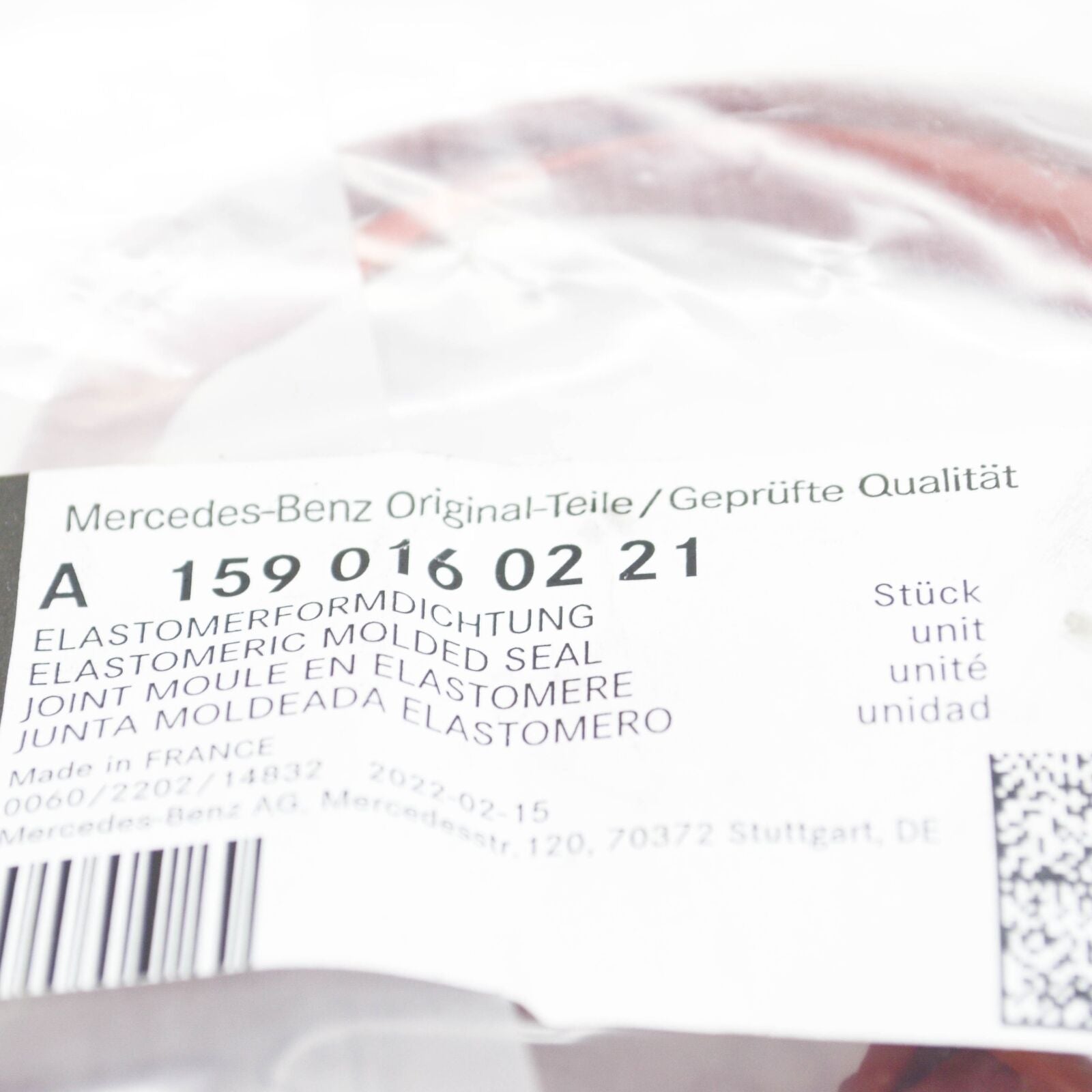 NEW MERCEDES-BENZ ML W164 RIGHT VALVE COVER GASKET A1590160221 ORIGINAL