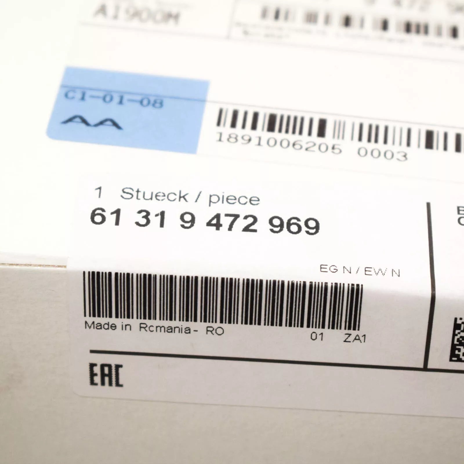 NEW BMW 5 G30 LIGHT SWITCH CONTROL UNIT 61319472969 ORIGINAL