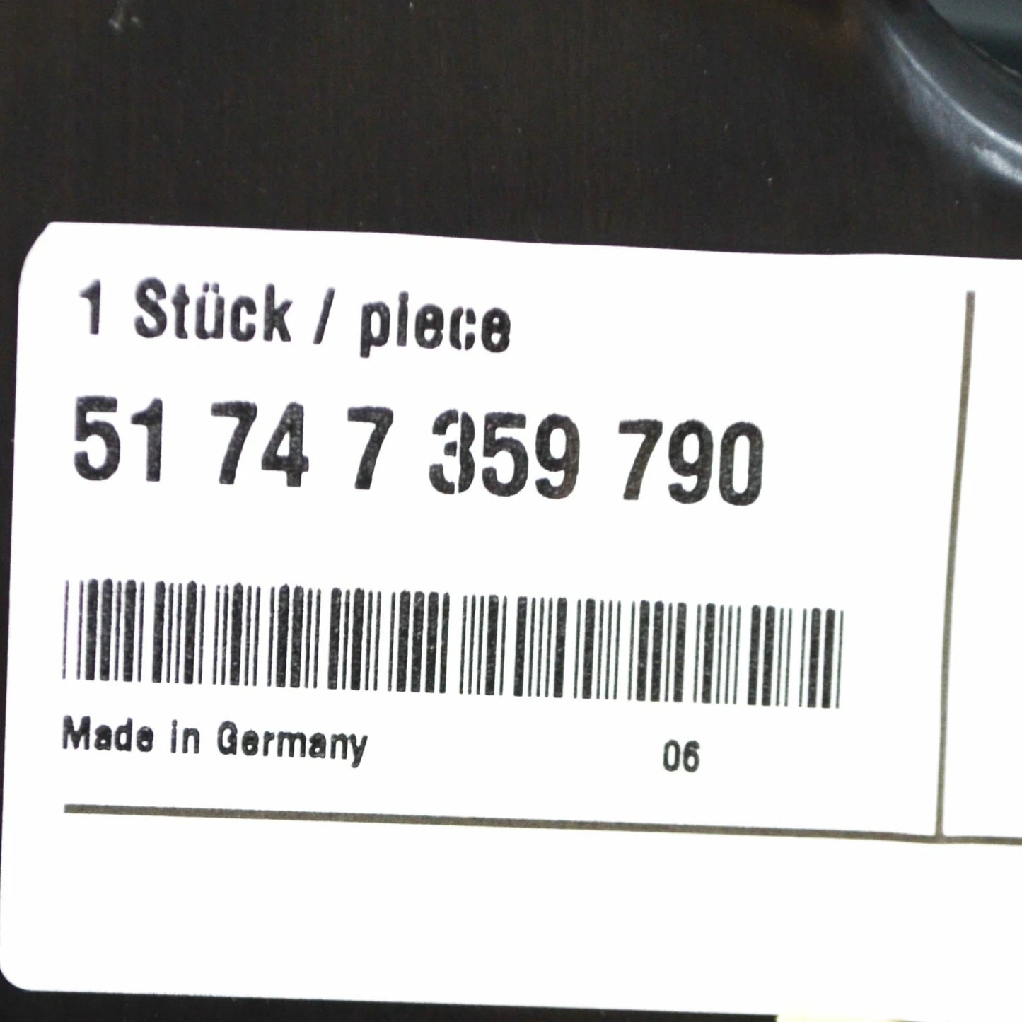 NEW BMW 7 G11 G12 EXTERIOR RADIATOR RIGHT AIR DUCT 51747359790 ORIGINAL